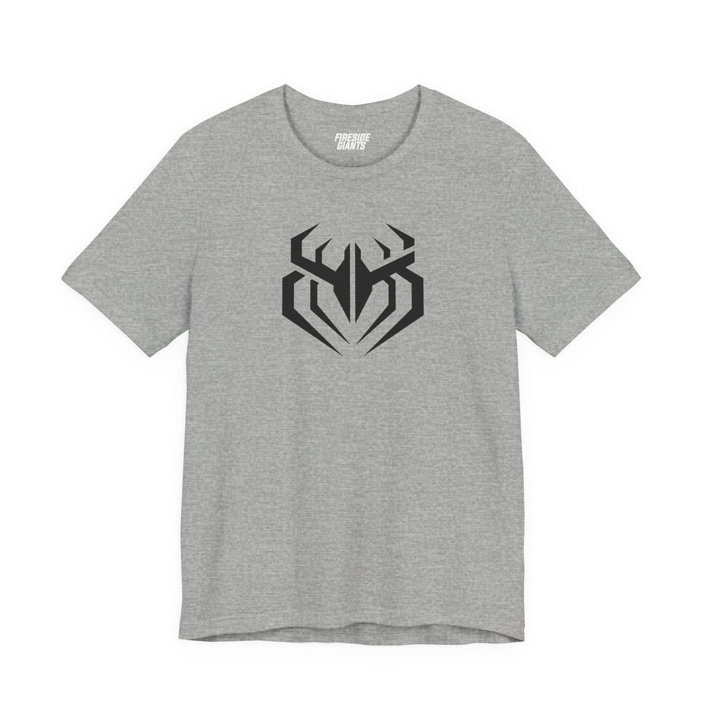 Spida-Burns Graphic Tee — Black Logo T‑Shirt